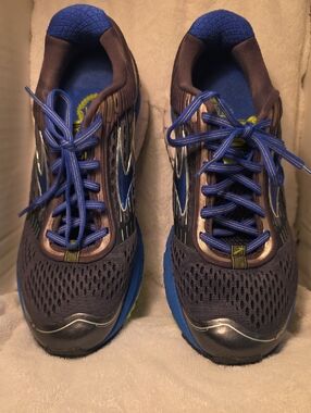 Brooks Men's Athletic Shoes Blue and Brown